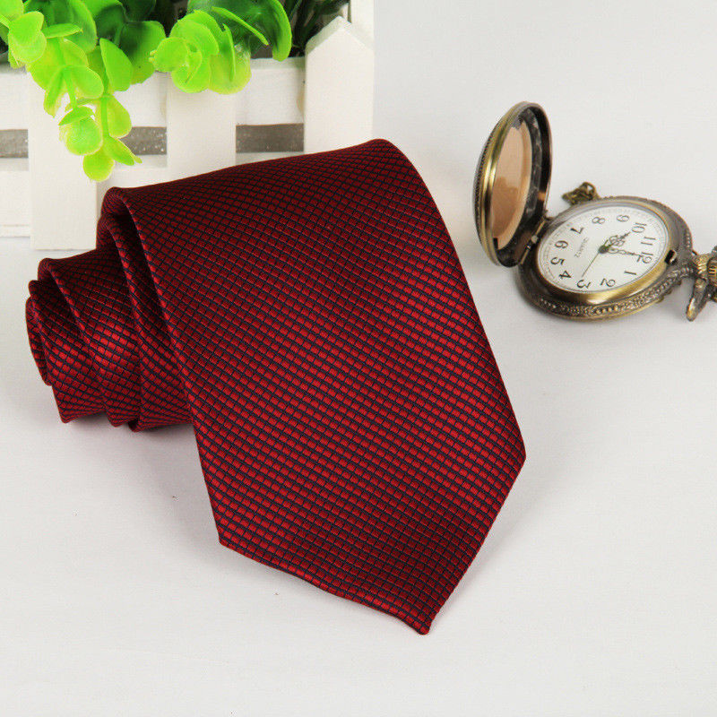 Premium Satin Plain Stripe Necktie Classic Wedding Formal Men's Tie 8CM Wide - Picture 21 of 30