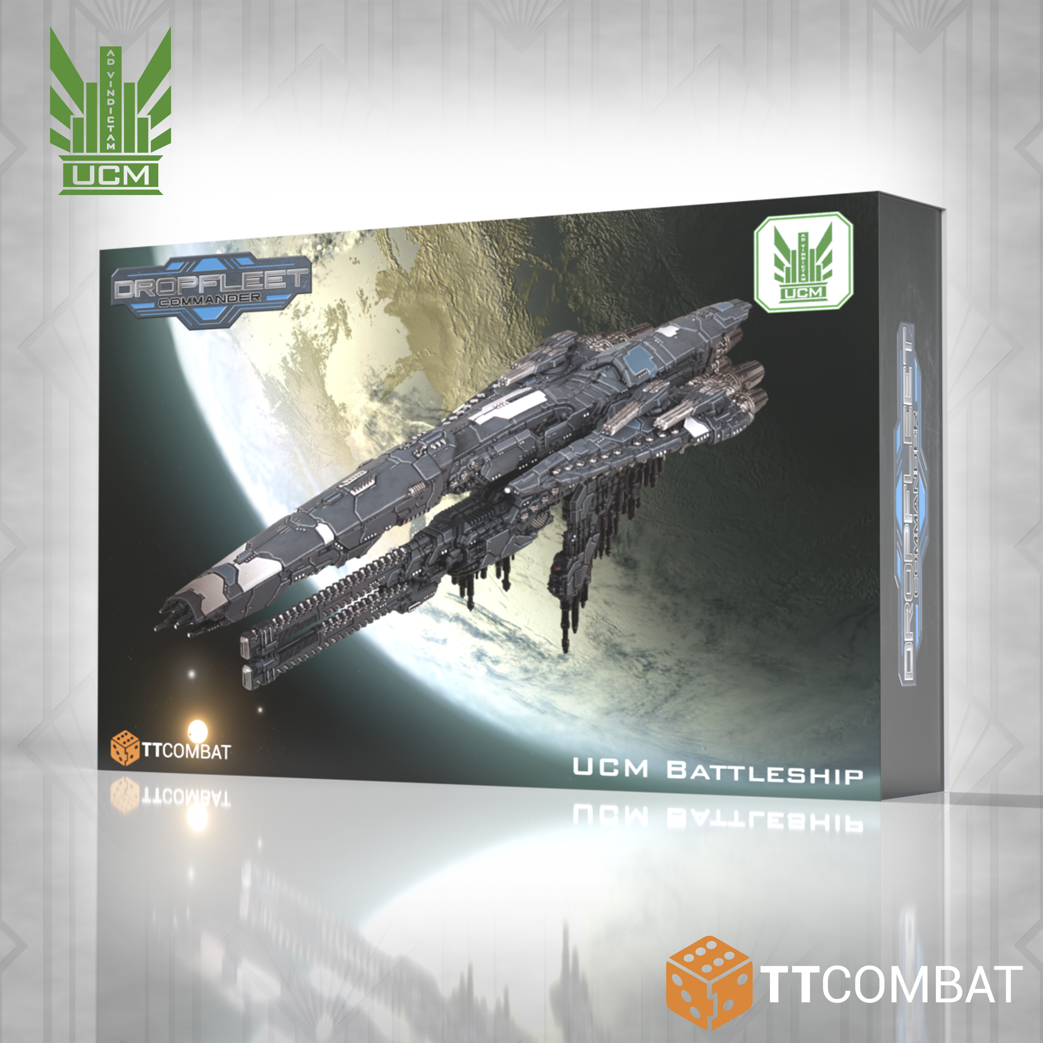 Dropfleet Commander BNIB UCM Battleship - Picture 1 of 10