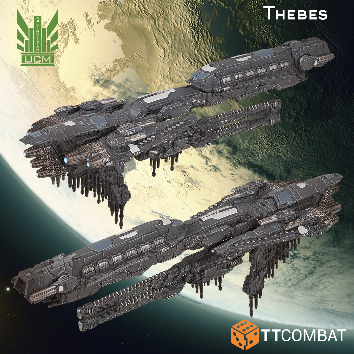 Dropfleet Commander BNIB UCM Battleship - Picture 8 of 10