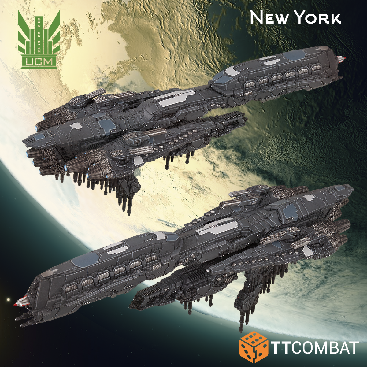 Dropfleet Commander BNIB UCM Battleship - Picture 7 of 10
