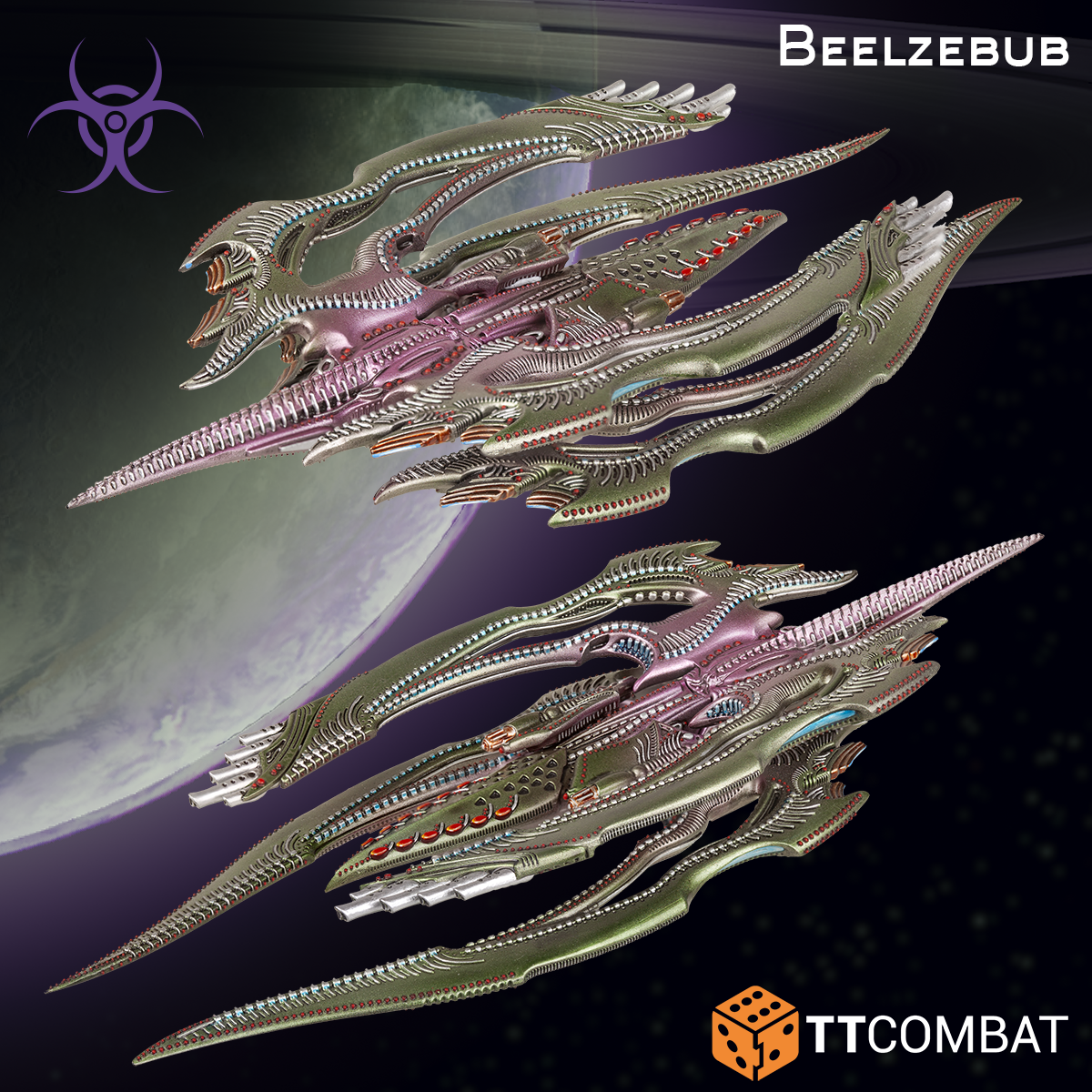 Dropfleet Commander BNIB Scourge Plastic Battleship