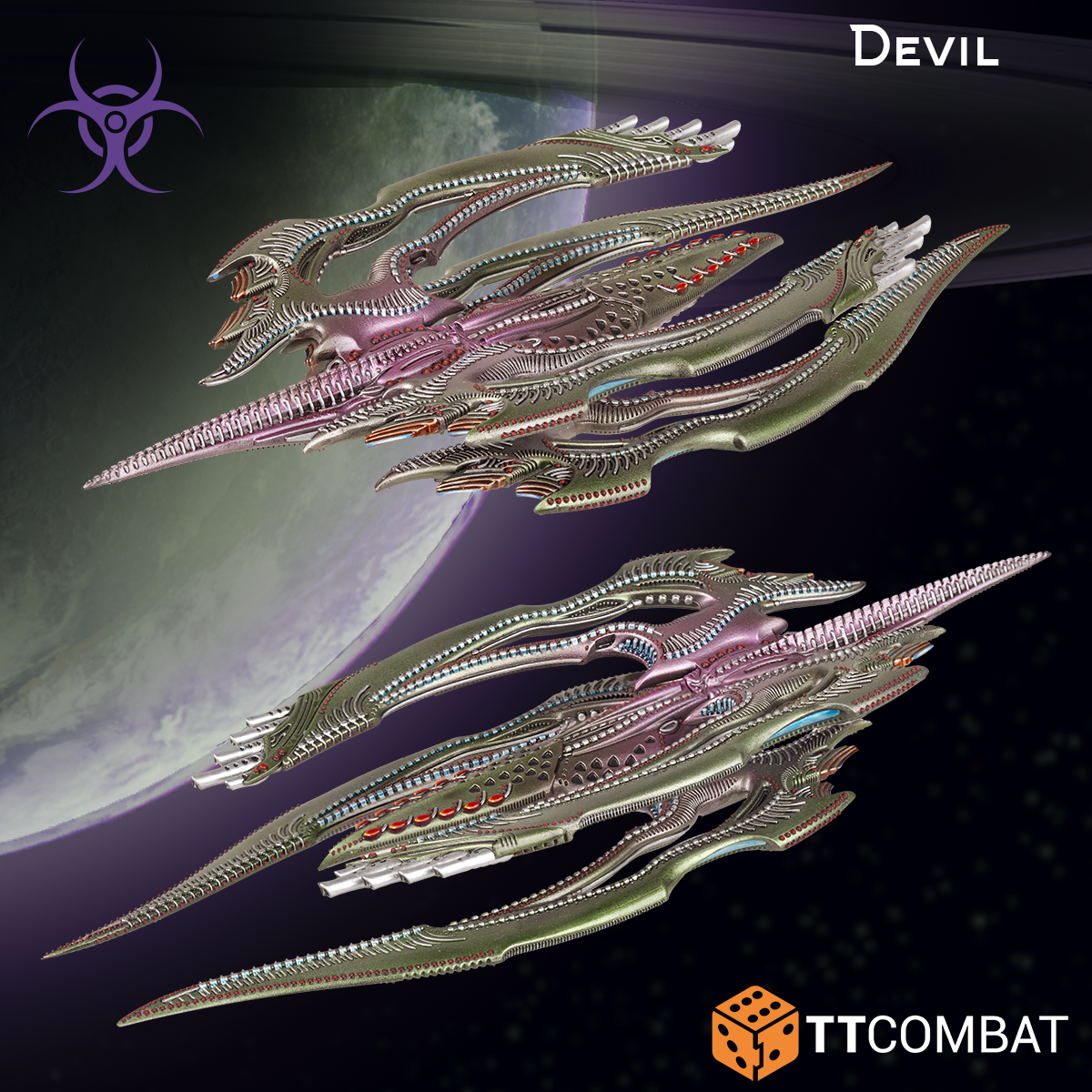 Dropfleet Commander BNIB Scourge Plastic Battleship