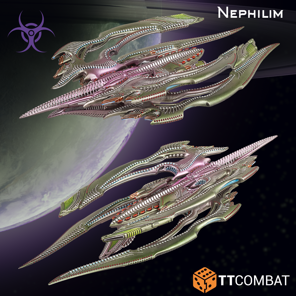 Dropfleet Commander BNIB Scourge Plastic Battleship