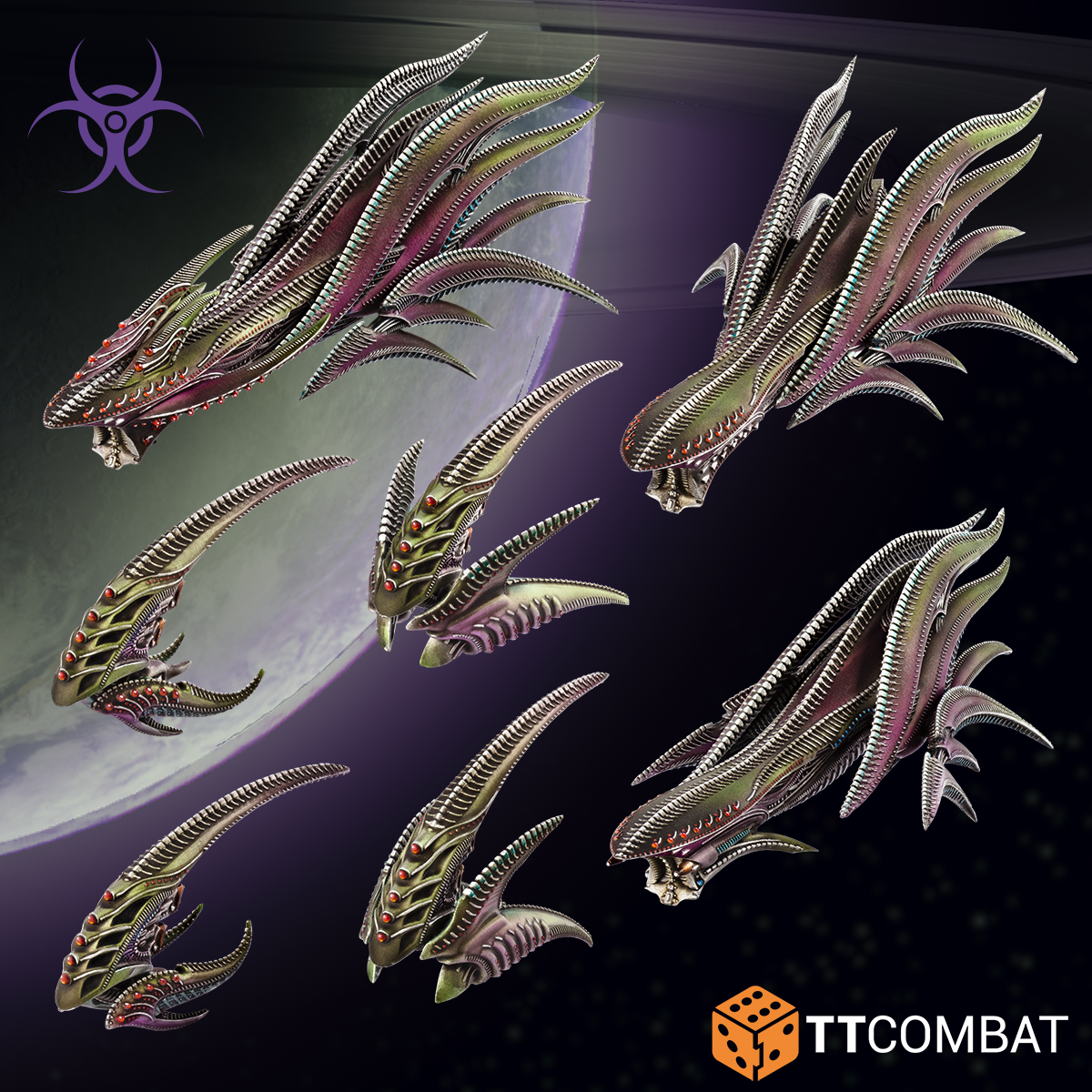 Dropfleet Commander BNIB Scourge Core Ships - Imagen 1 de 7