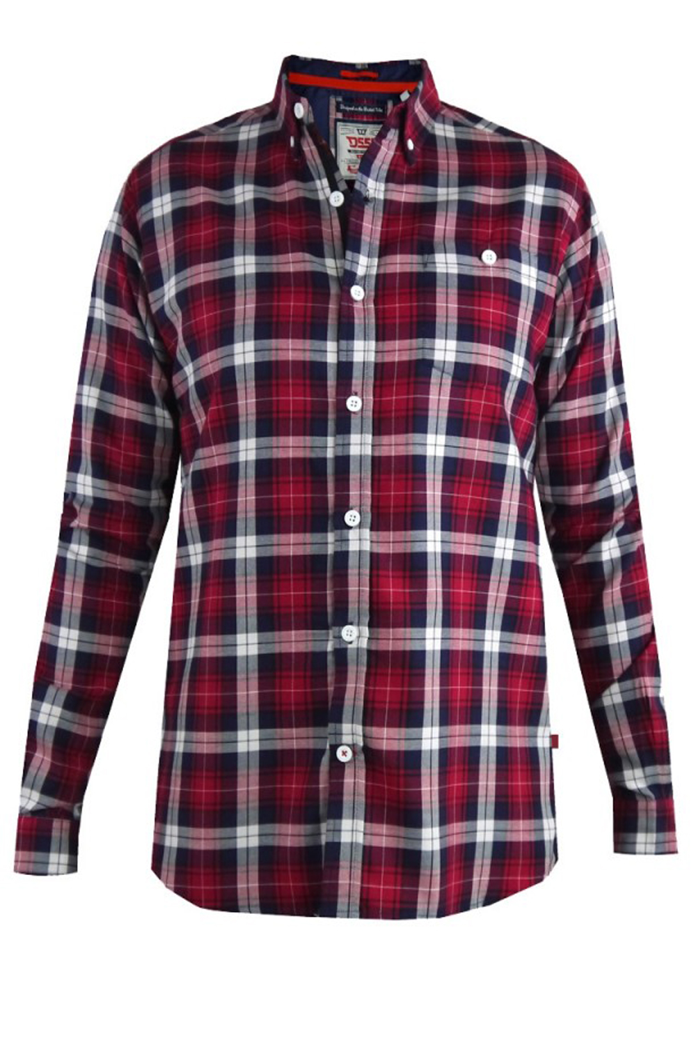 men's long sleeve check shirt