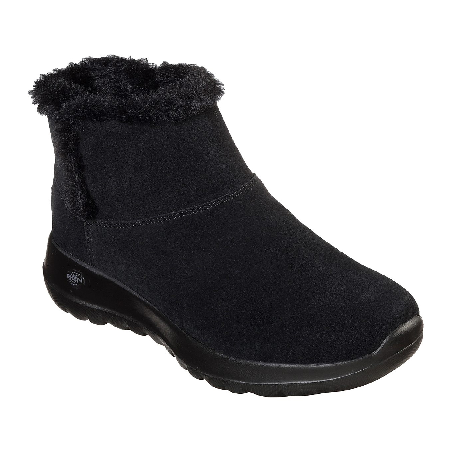 Womens Skechers Bundle Up Boots Goga Mat Faux Fur Lined