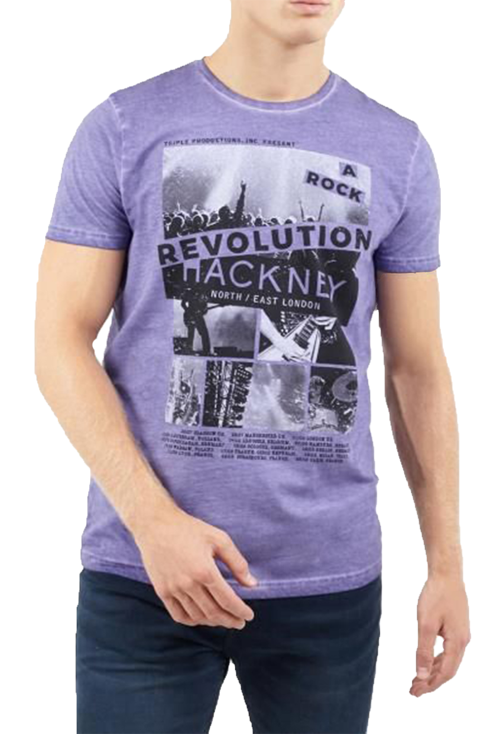 brave soul mens ozzy cotton short sleeved graphic printed t