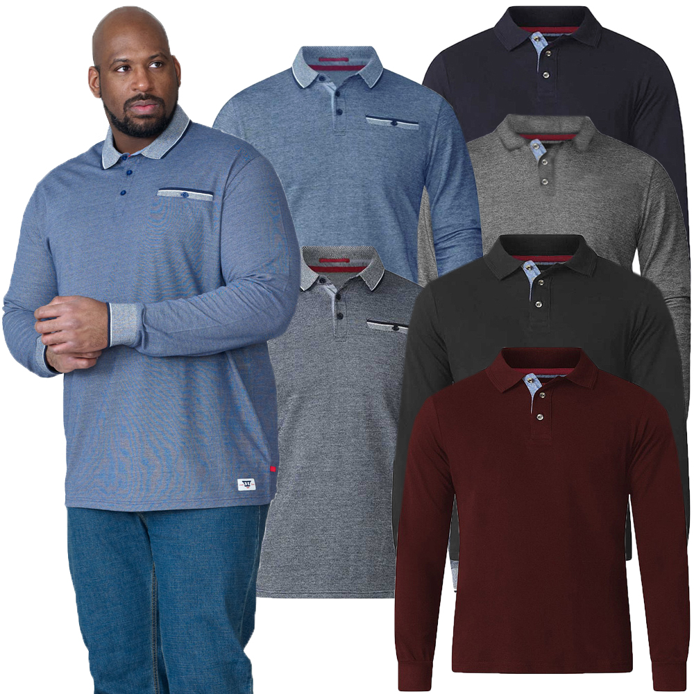 mens big and tall long sleeve polo shirts