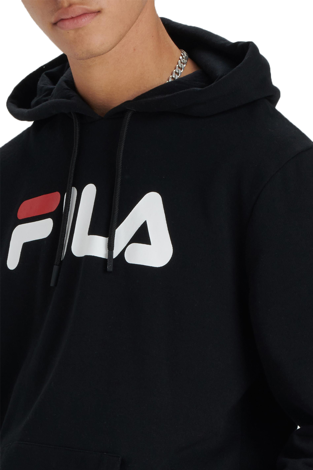 blue fila hoodie