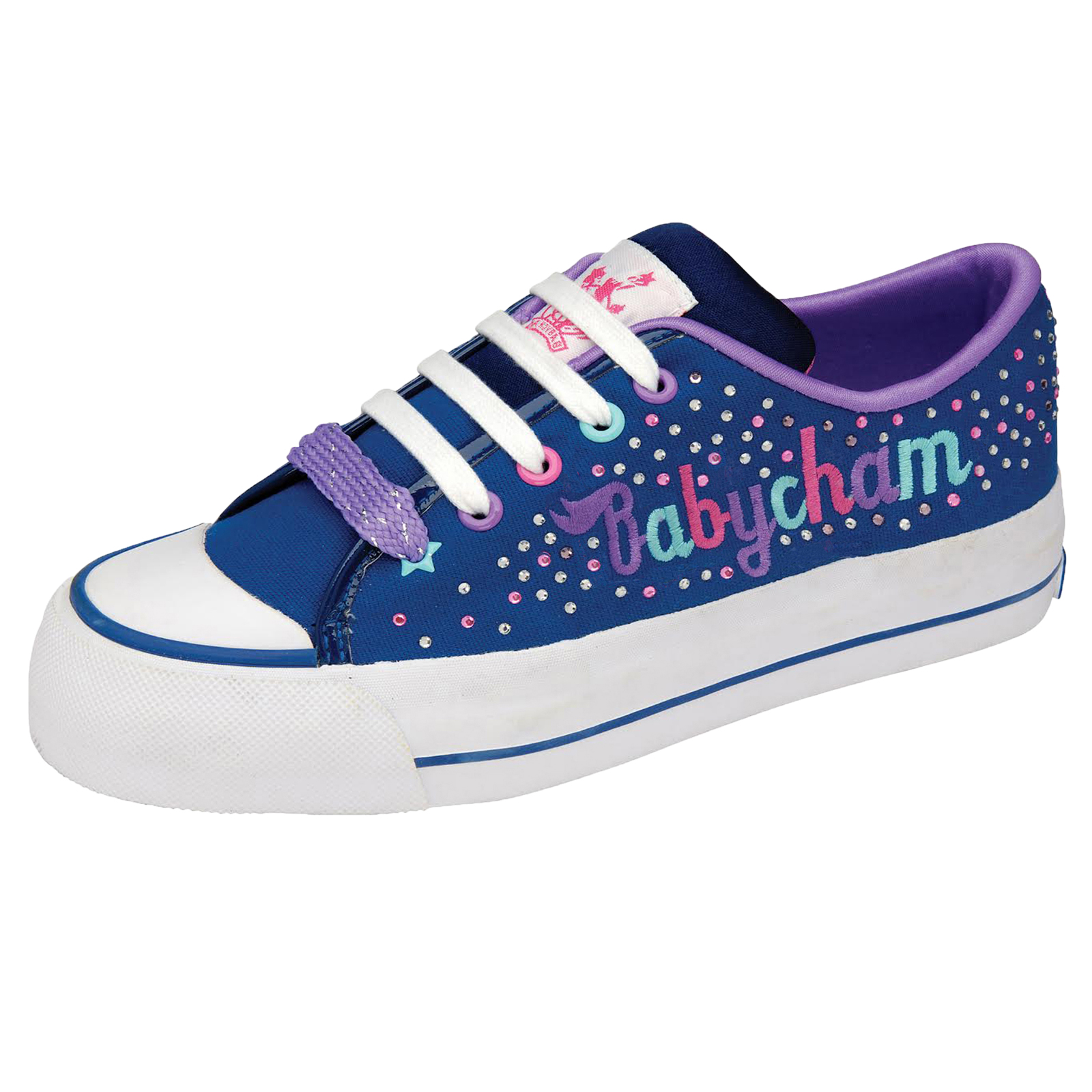 2017 Babycham Marina Multi Flatform Navy/Purple Women Trainers 2017 Babycham Marina Multi Flatform Navy/Purple Women Trainers