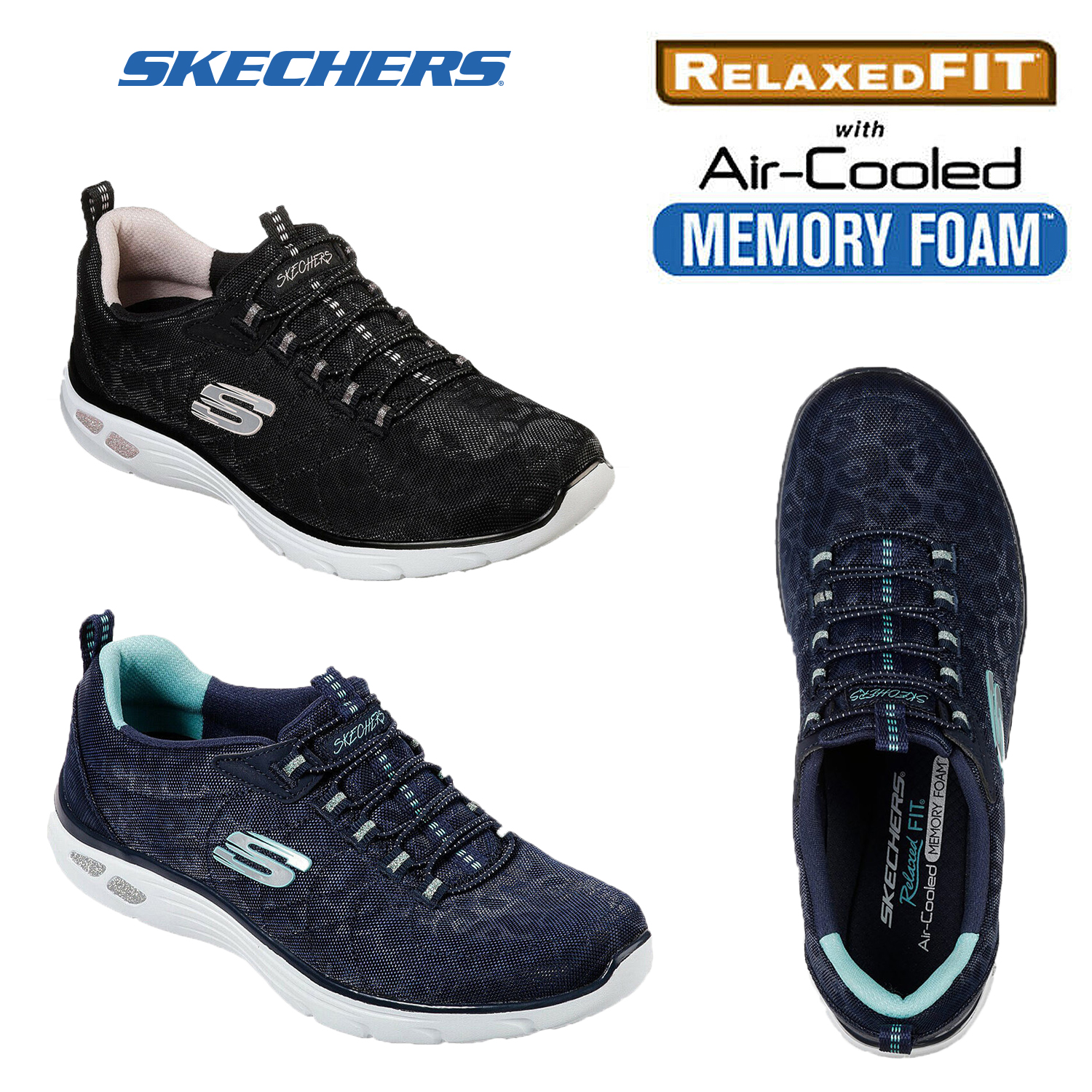 Skechers Womens Empire D'Lux Spotted 
