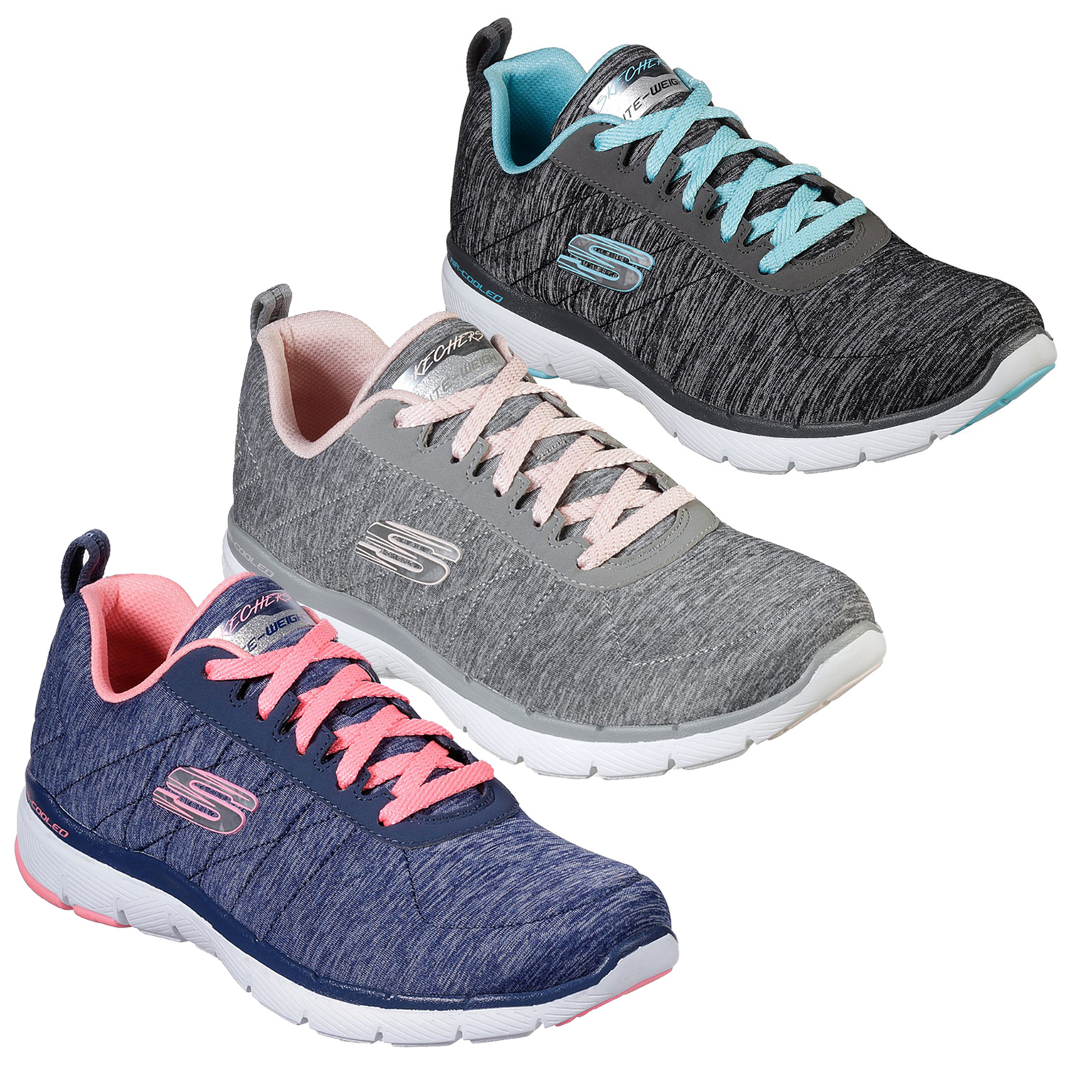 Skechers Air cooled Memory Foam Tennis Shoes www npssonipat