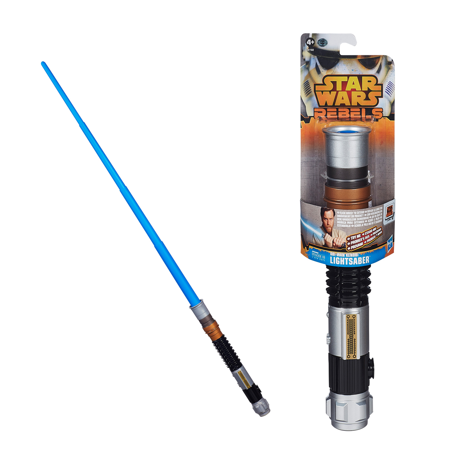 Star Wars Darth Vader Anikan Skywalker Or Obi-Wan Extendable Lightsaber ...