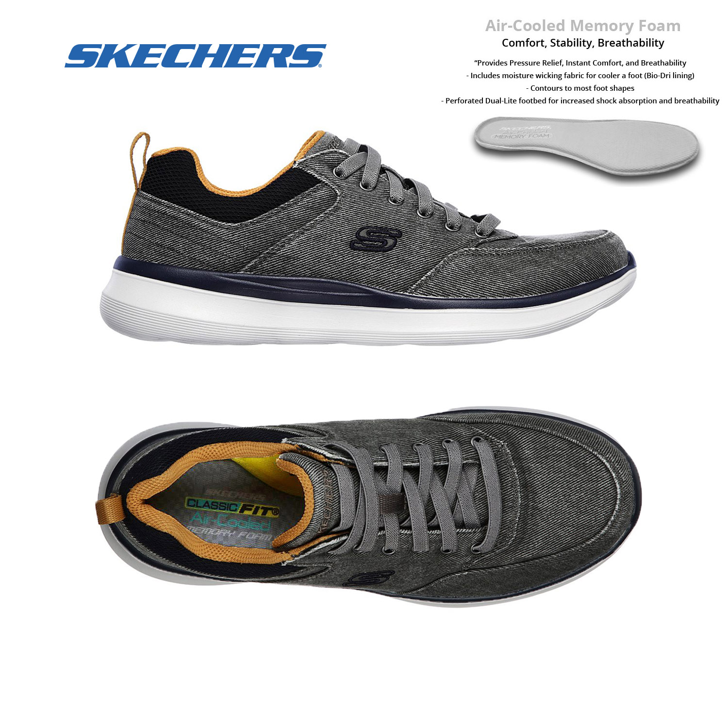 skechers comfortable sneakers