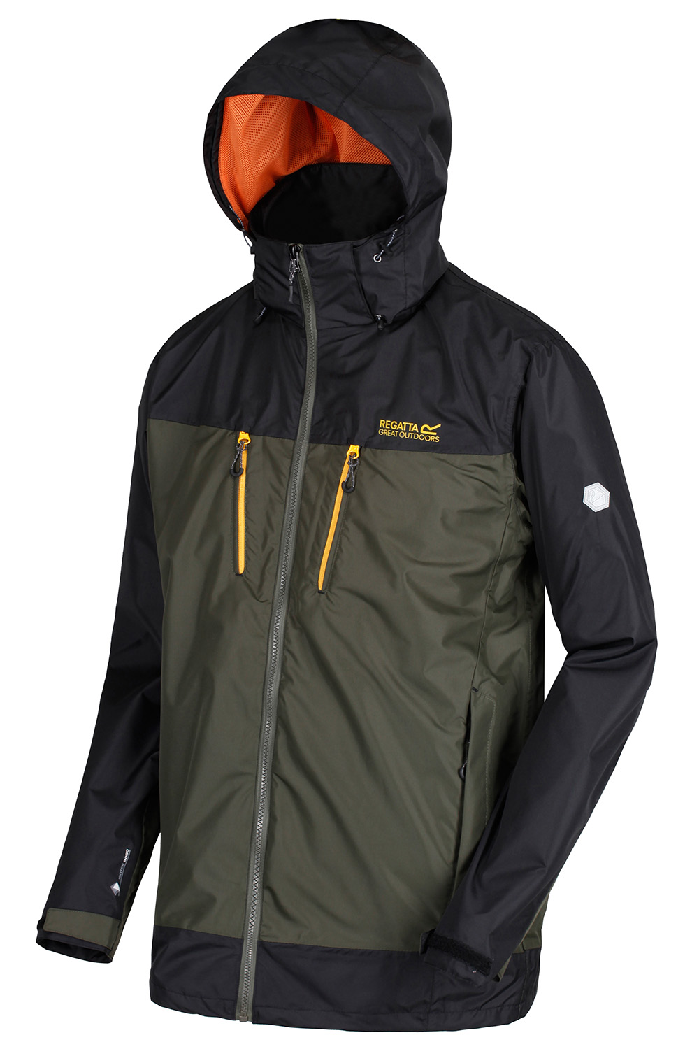 REGATTA MENS DENVERS WATERPROOF BREATHABLE JACKET SEAL GREY ISOTEX 5000 SBRMP129