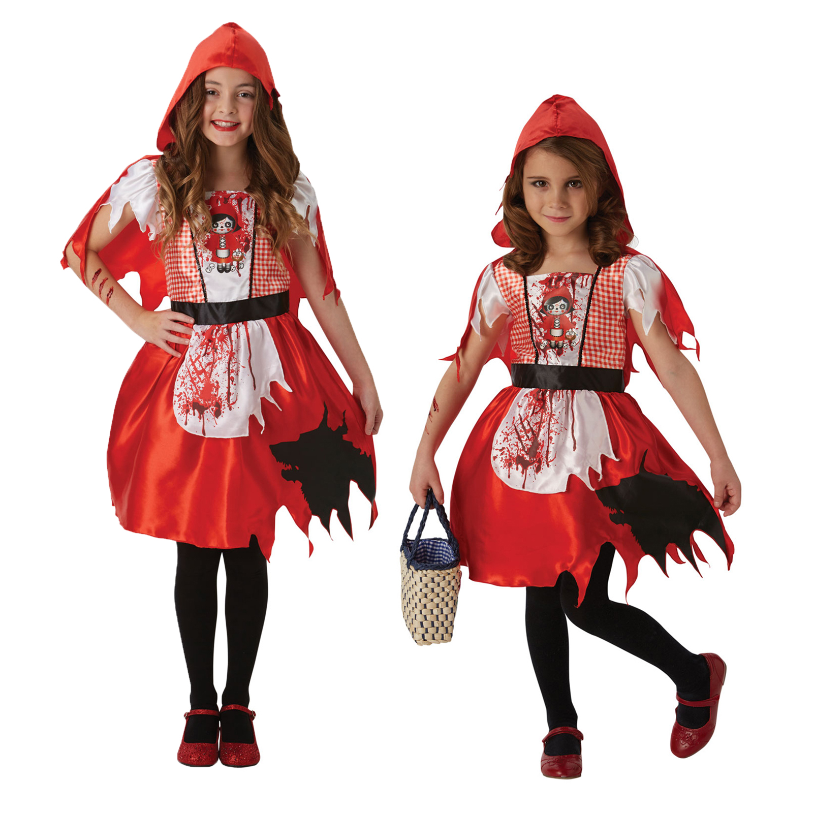 Rubies Kids Girls Dead Riding Hood Halloween Fancy Dress Book Week
