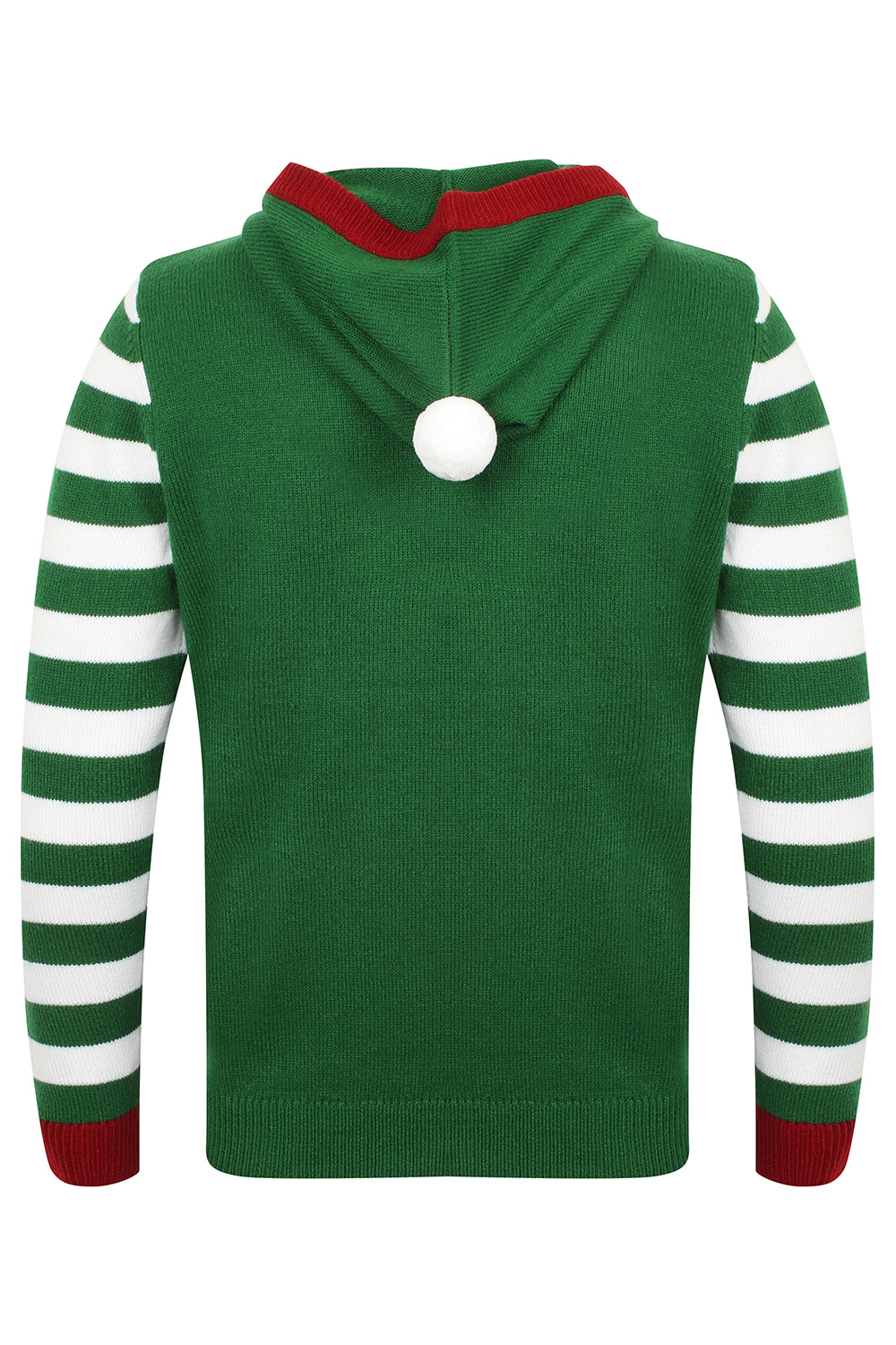 Seasons Greetings Childrens Elf Hoody Christmas Jumper Festive Winter Sweater