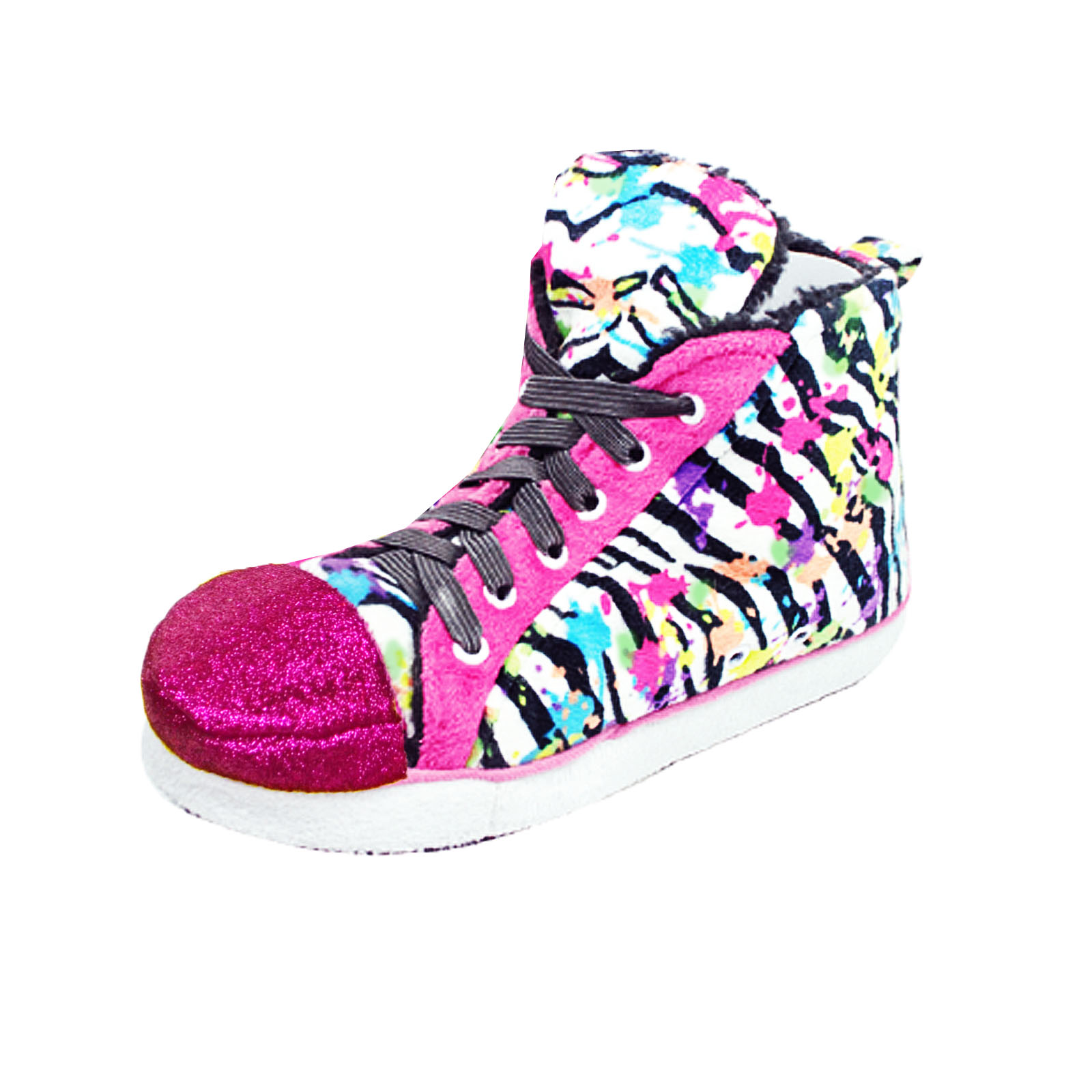 Girls High Top Slippers Childrens 