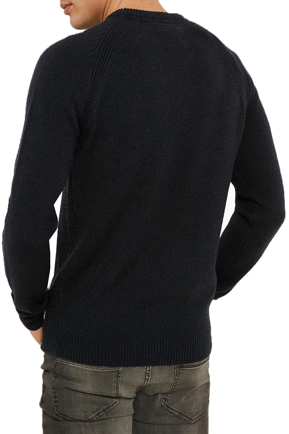 Download Threadbare Mens Chartwell Crew Neck Sweatshirt Textured ...