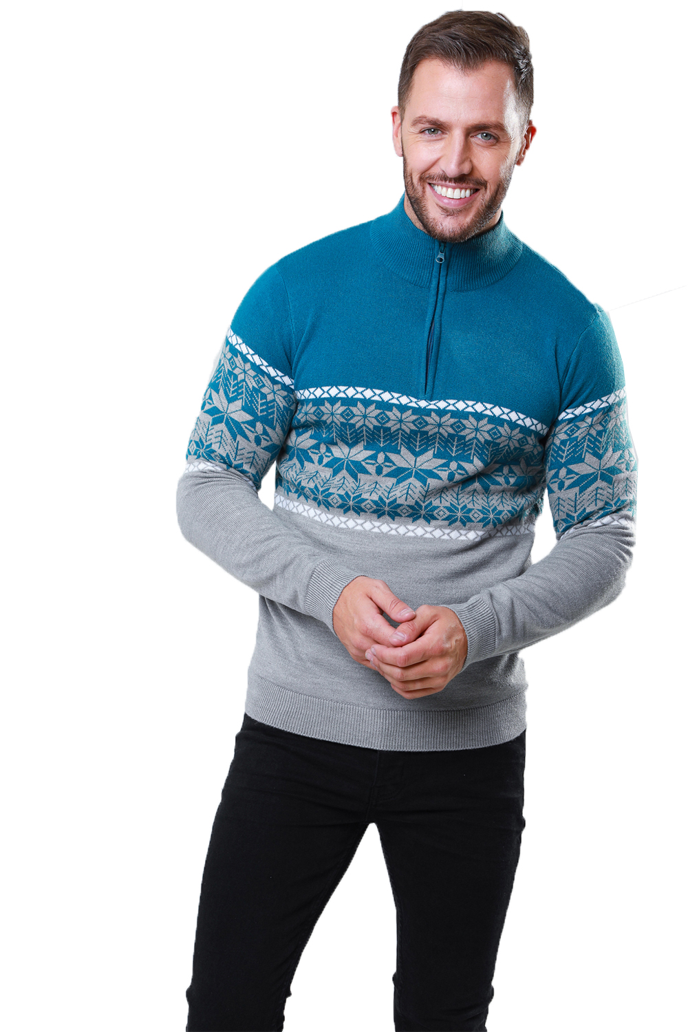 pullover zip jumper