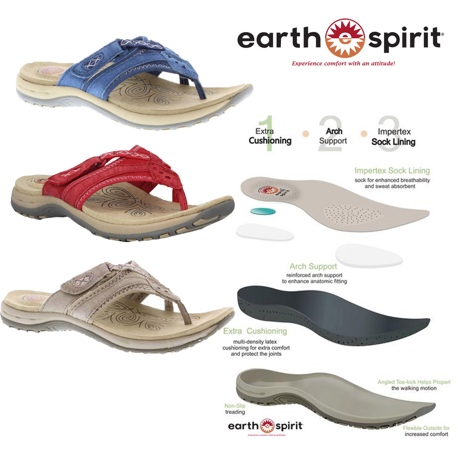earth spirit juliet sandals