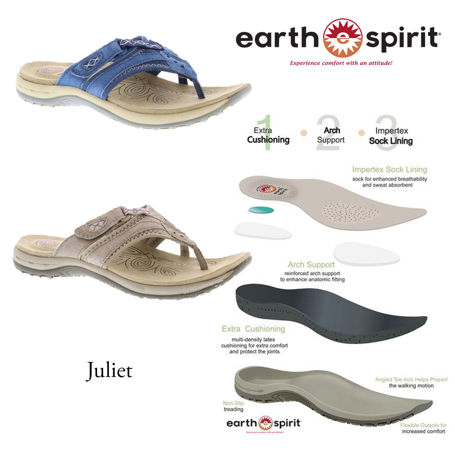 earth spirit ladies sandals