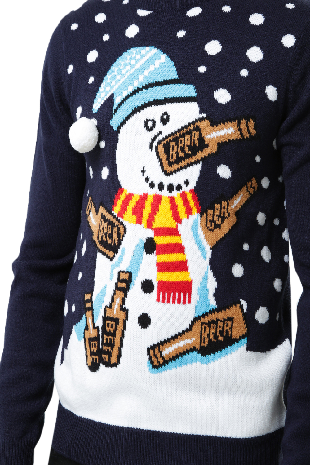 Threadbare Adults Novelty Joke Christmas Jumpers Festive Funny Knitted