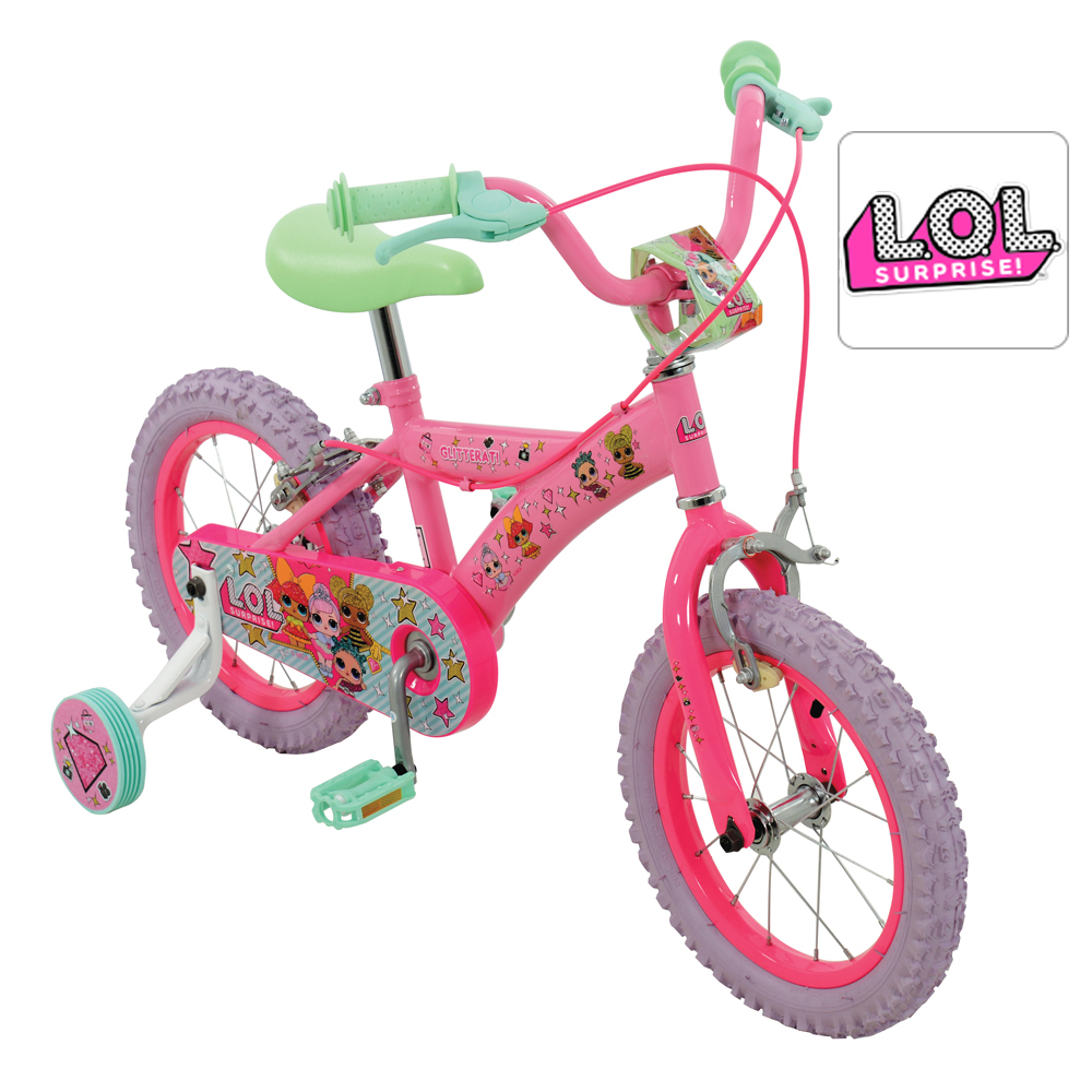 Kinder LOL Surprise 14 " Fahrrad Mit Sticker Blatt