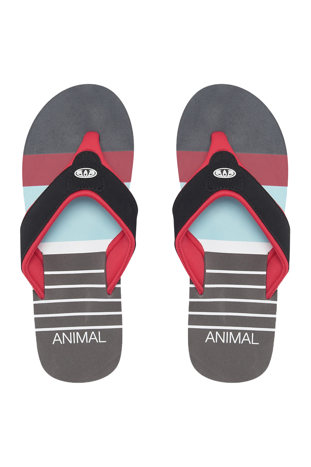 animal men's jekyl flip flops