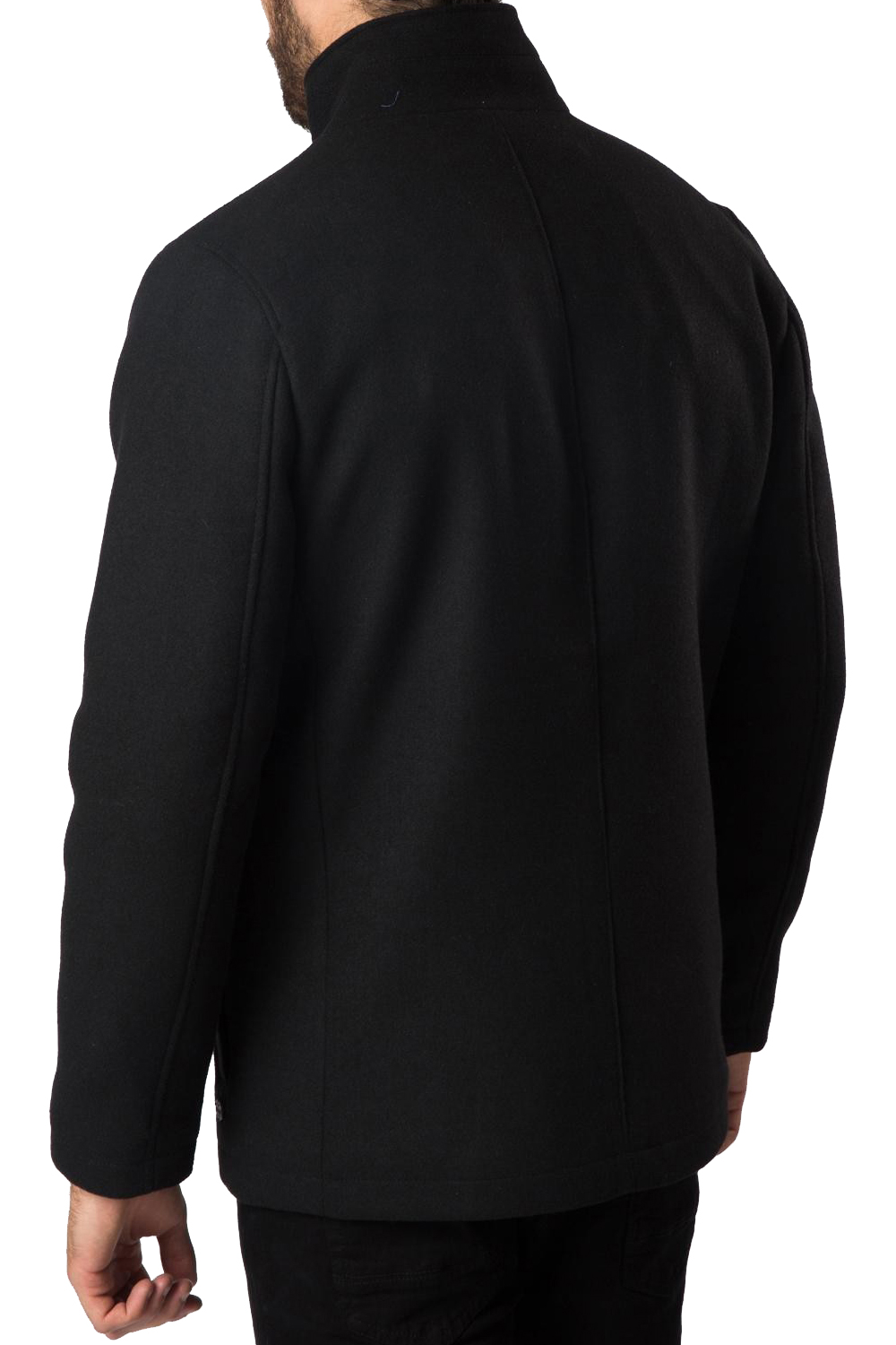 Threadbare Mens Wool Mix Jacket Smart Casual Collared Power Utility