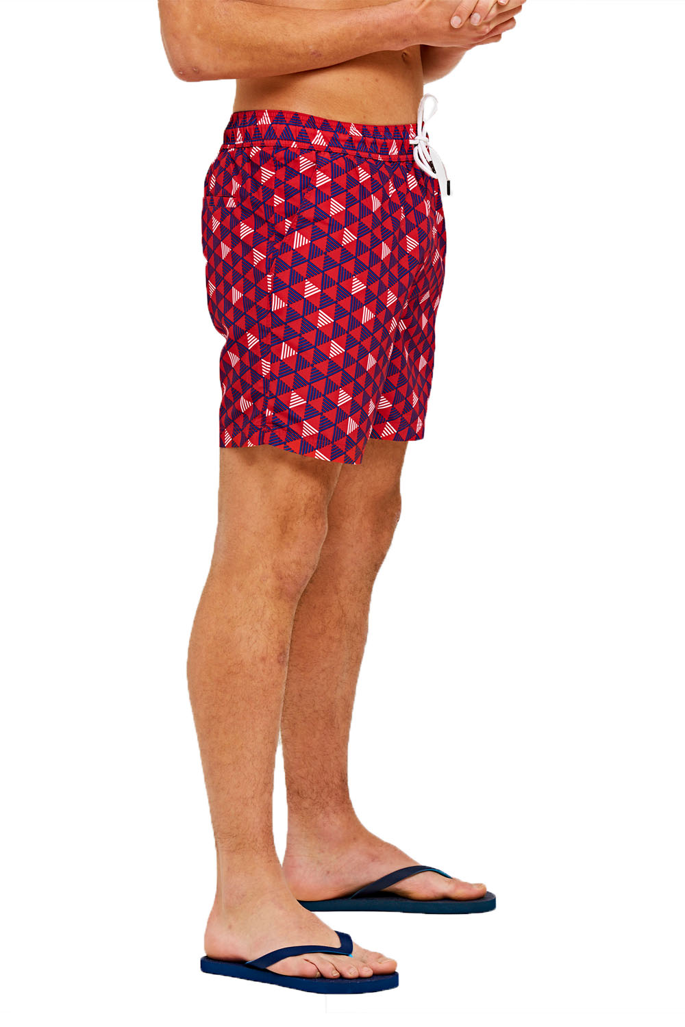 Mens Threadbare Swim Shorts Mesh Lined Knee Length Beach Board Swimming