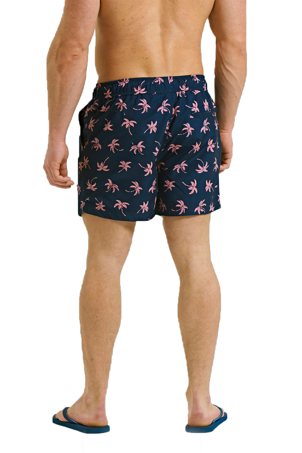 Mens Threadbare Swim Shorts Mesh Lined Knee Length Beach Board Swimming