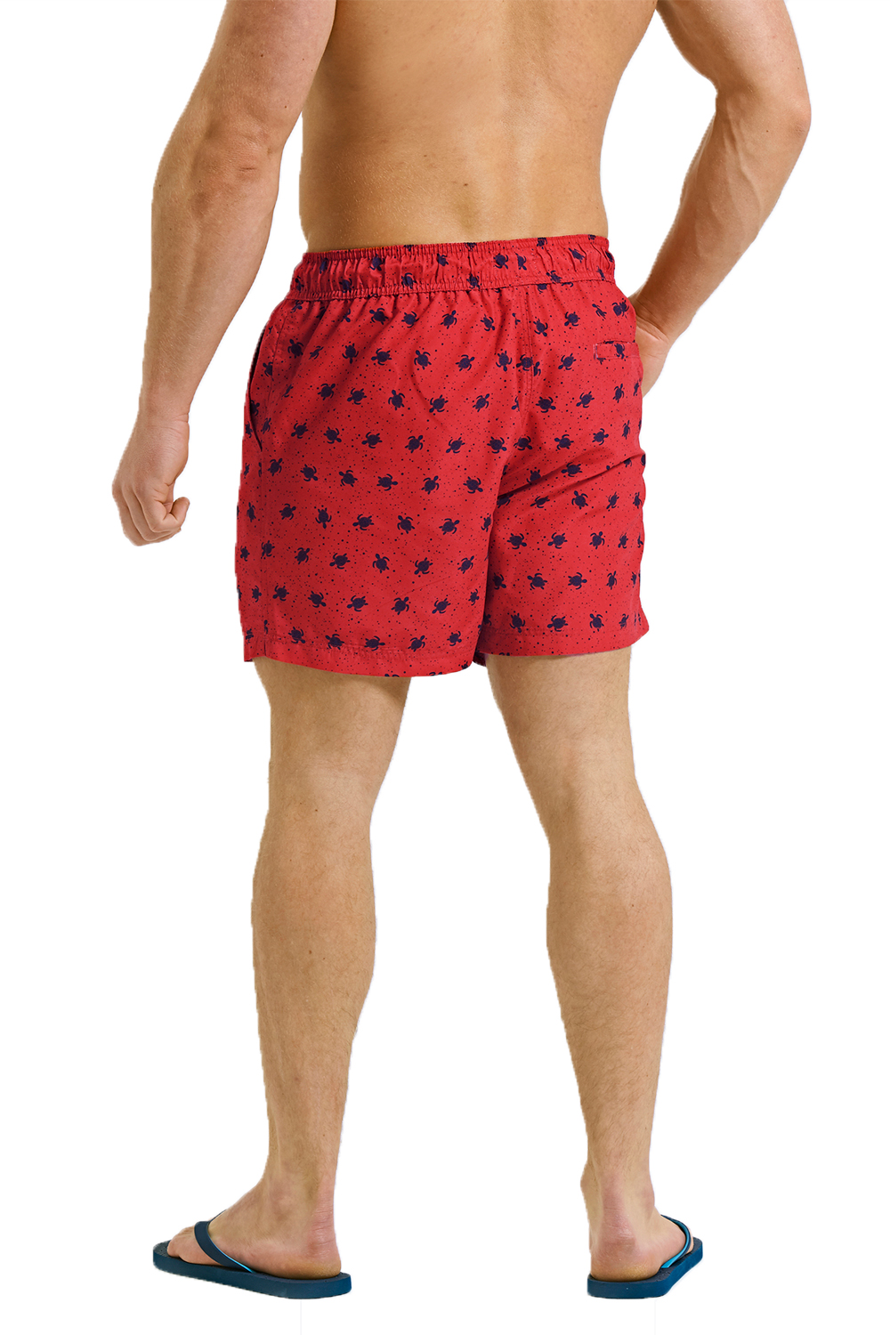 Mens Threadbare Swim Shorts Mesh Lined Knee Length Beach Board Swimming