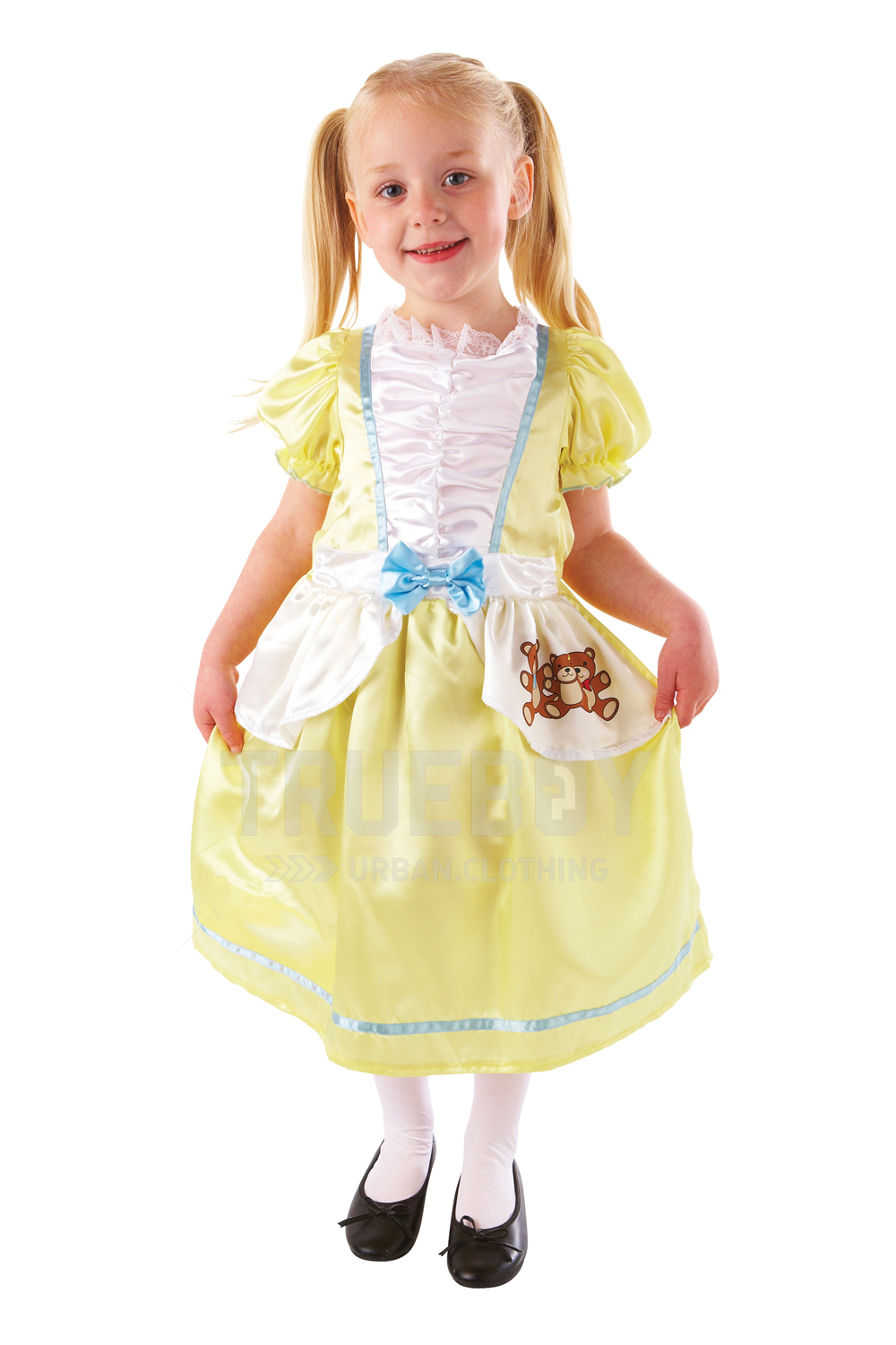 Girls Goldilocks Costume Kids World Book Day Party Outfit Fairytale ...