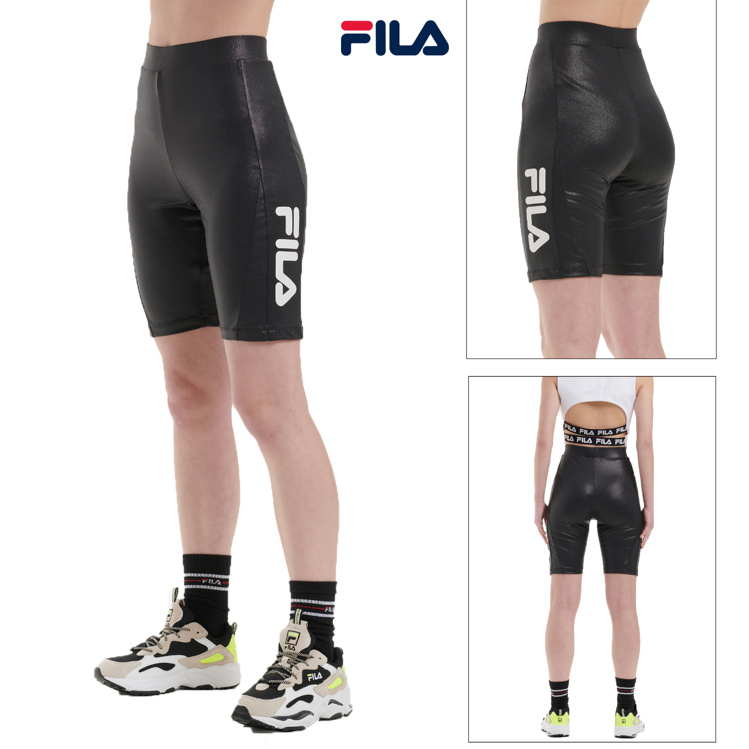 fila biker shorts