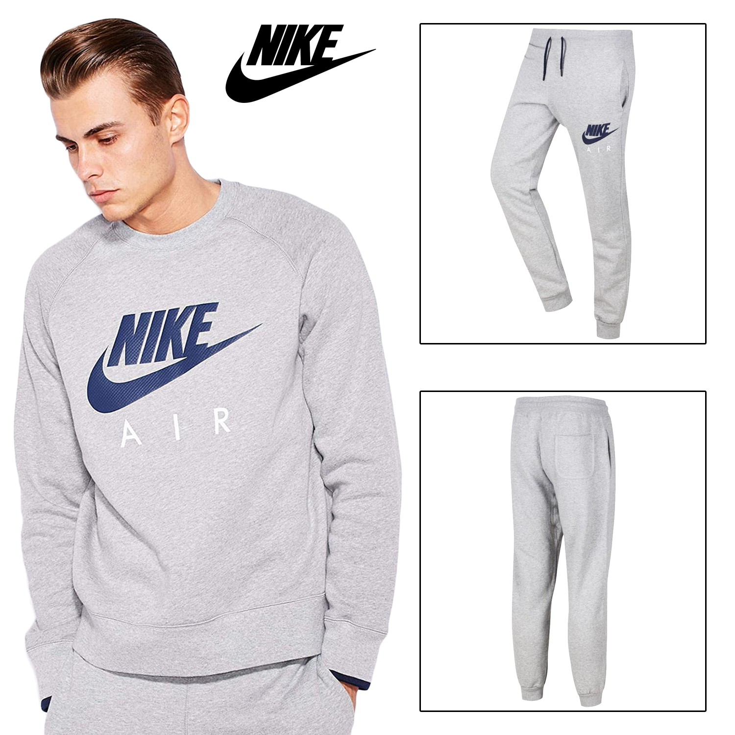 Nike Mens Fleece Jumper Sweat Top Or Jogging Bottoms Loungewear Sportswear Gym | eBay