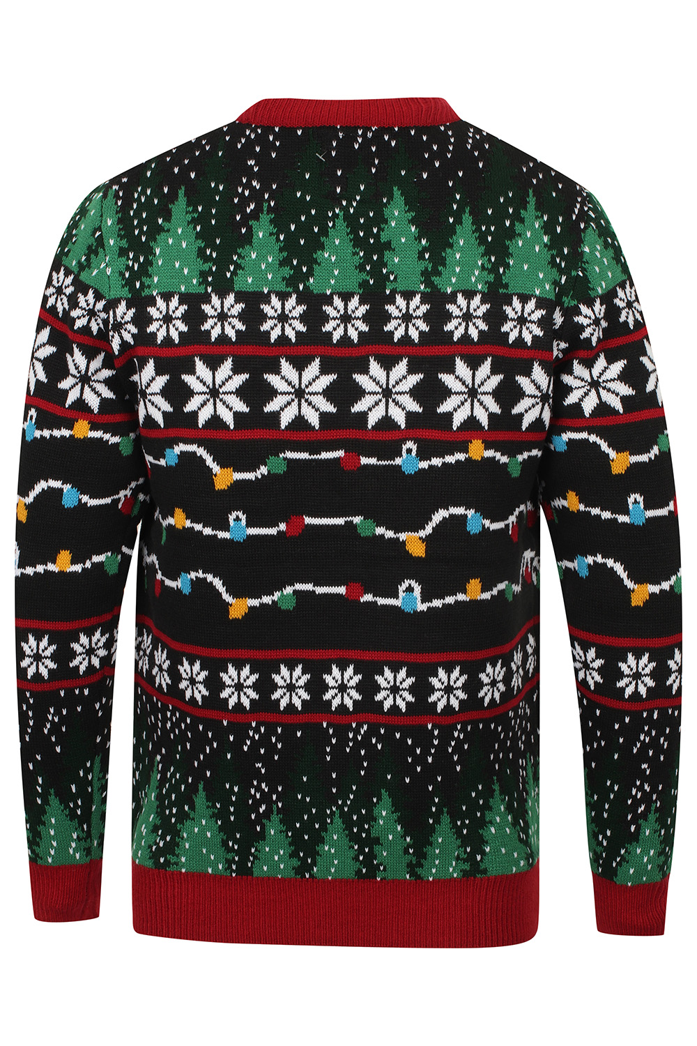 Festive Snowflakes Womens Ugly Christmas Sweater Dress - Ugly Christmas Sweaters