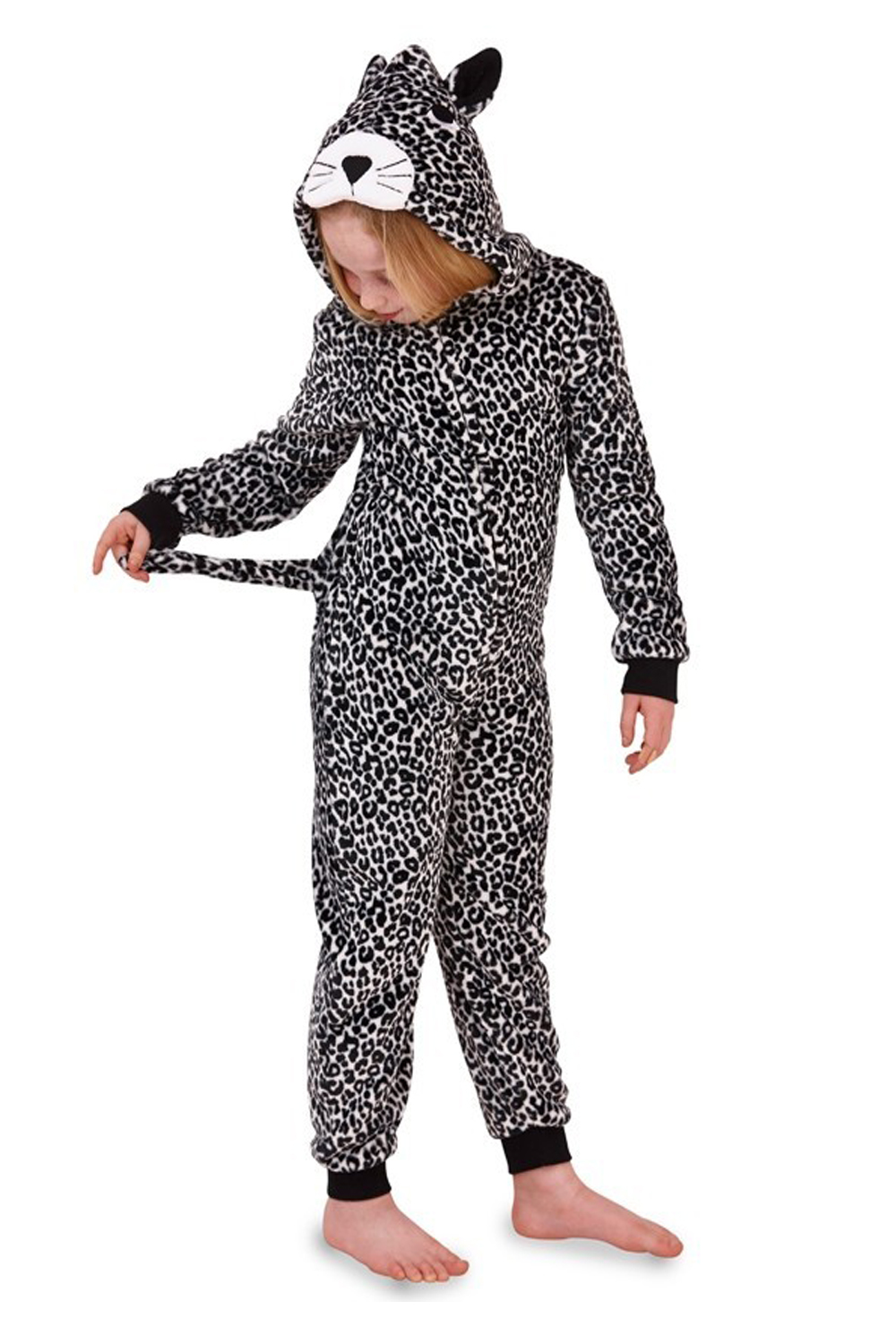 animal print sleepsuit