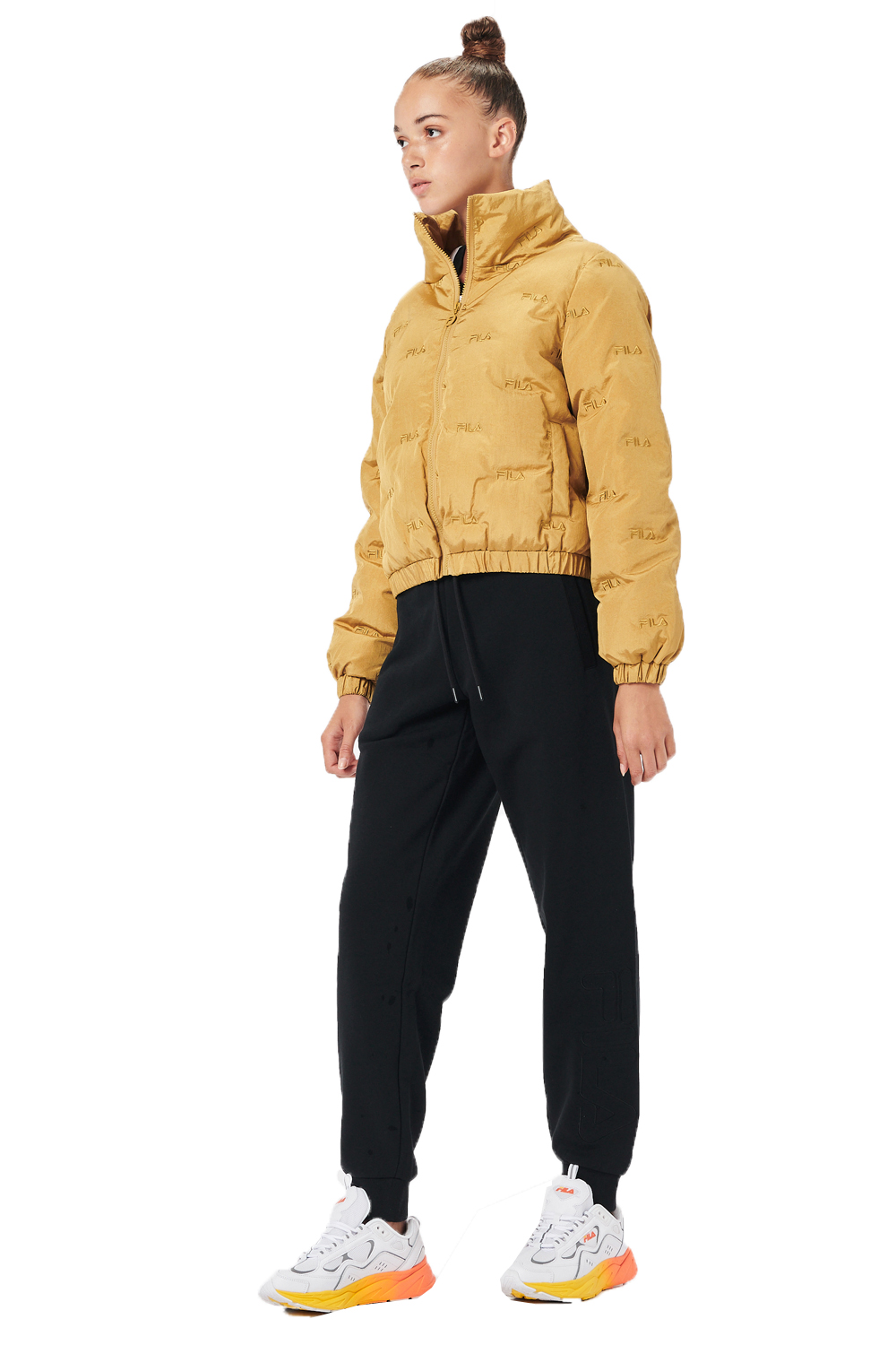fila cropped puffer jacket