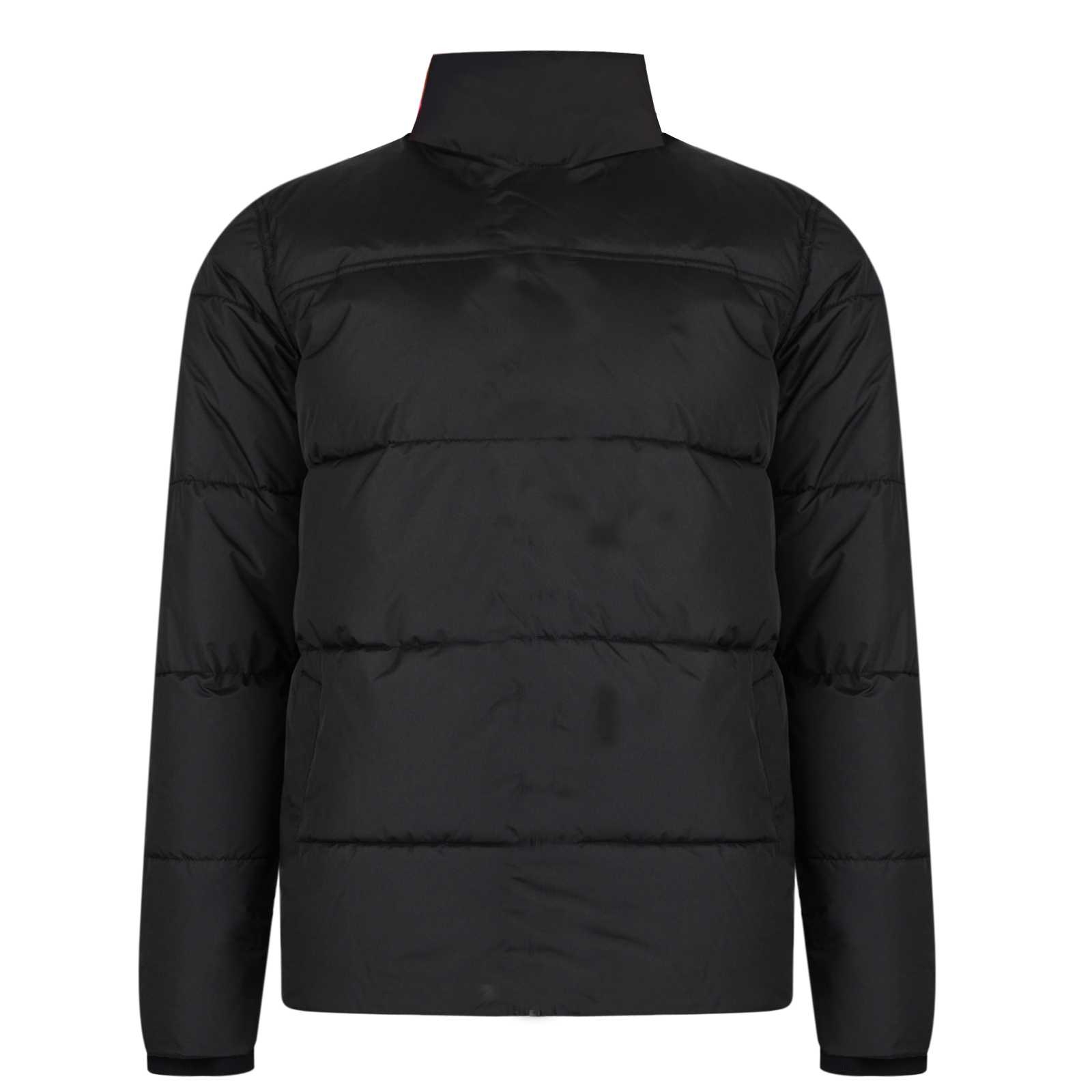 Threadbare Mens Hero Designer Soft Padded Funnel Neck Jacket Winter