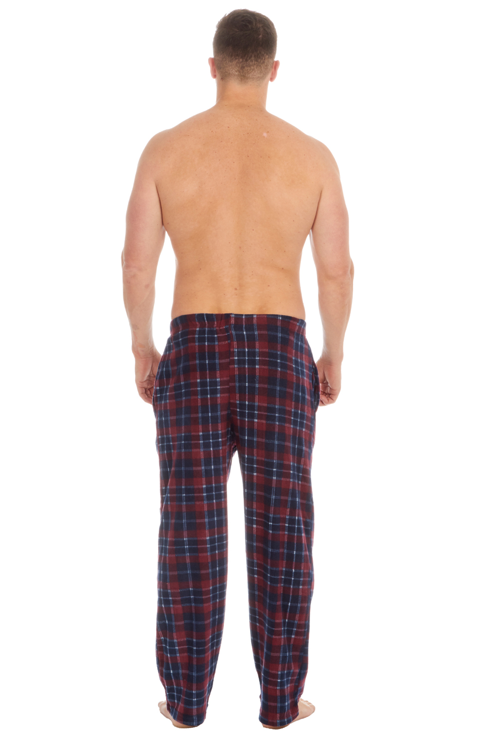 Details about / Essential Loungewear Mens Tartan Check Microfleece Pyjama Nightwear Lounge Pants