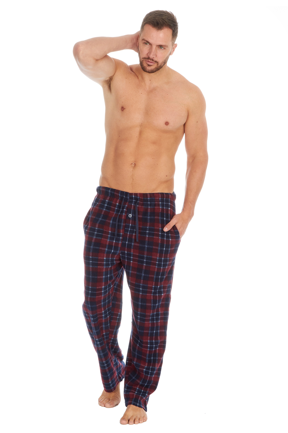 Mens tartan loungewear Clearance