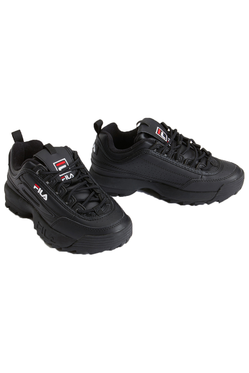 fila youth disruptor ii leather trainers