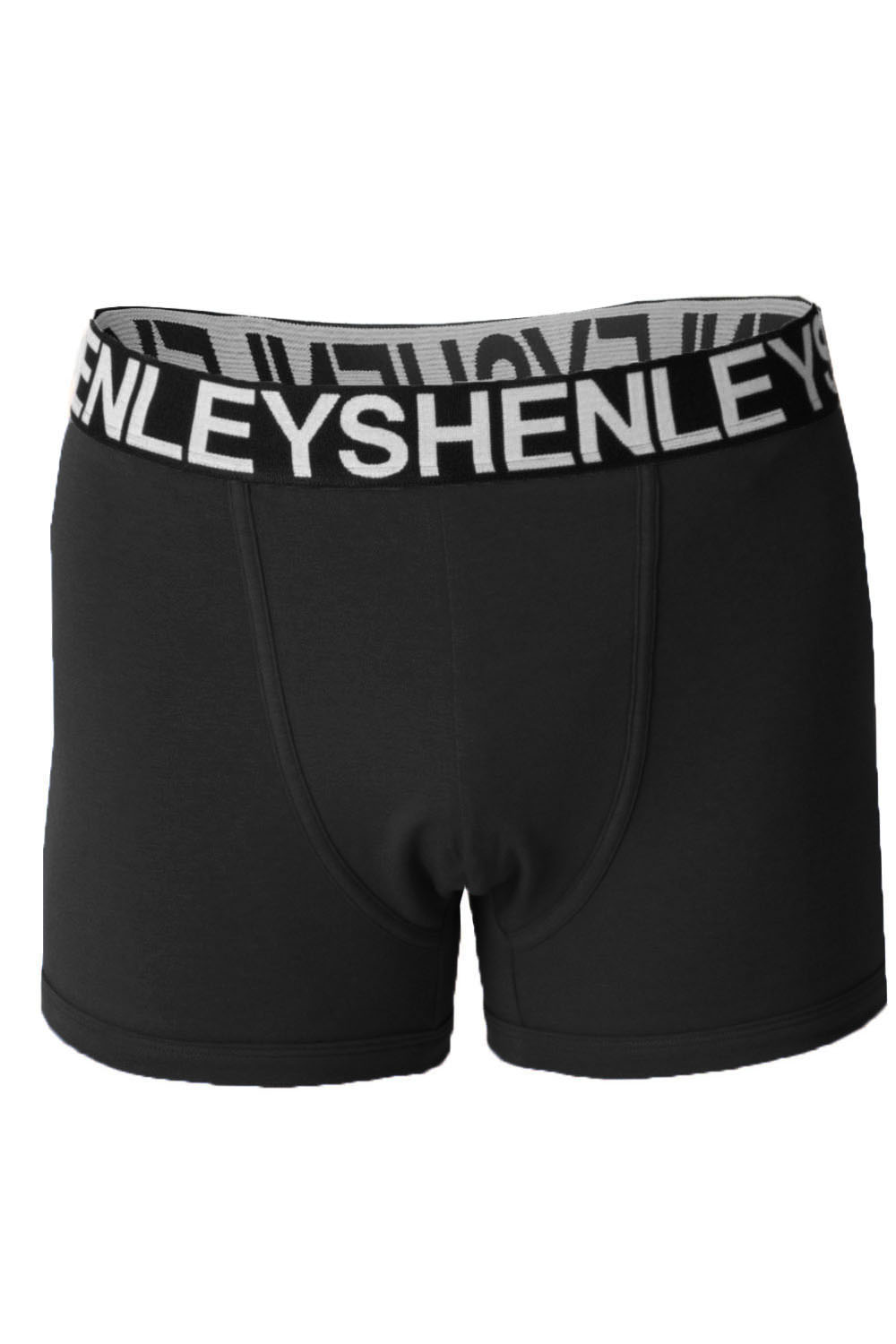 Henleys Mens 3 Pack Boxer Shorts Designer Cotton Jersey Stretch Trunks ...