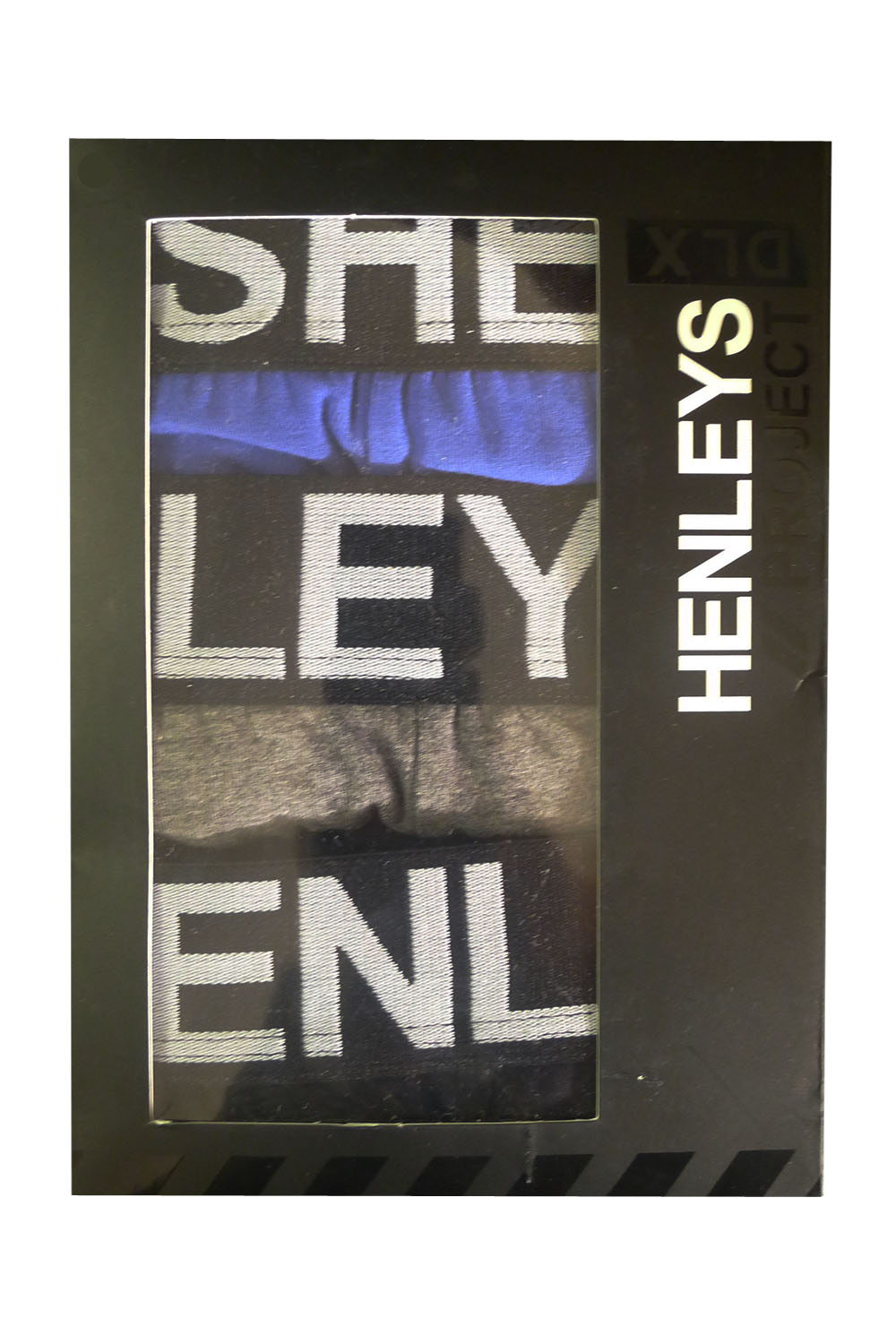 Henleys Mens 3 Pack Boxer Shorts Boxed Designer Underwear Jersey Stretch Trunks