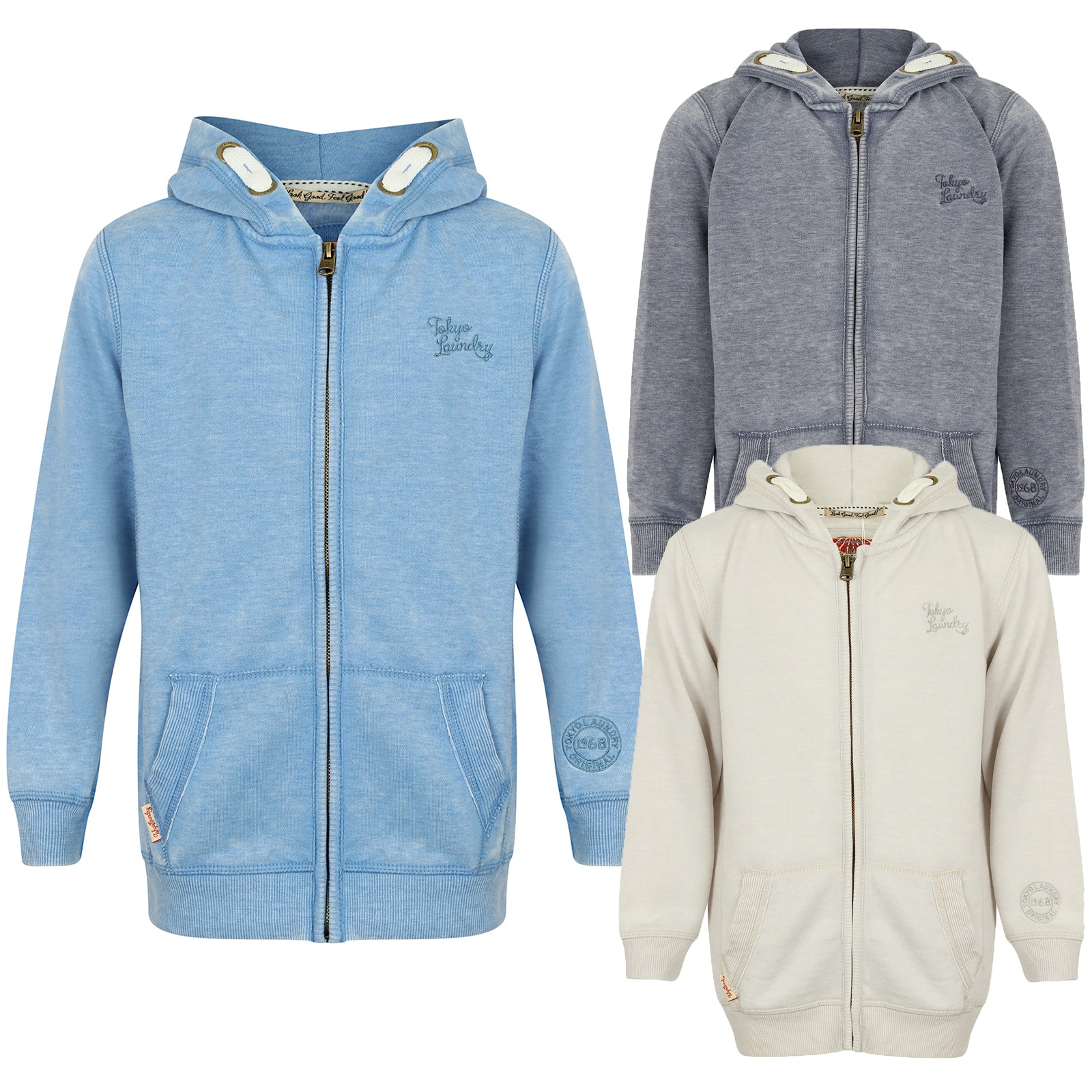 Download Tokyo Laundry Childrens Holden Cove Hoodie Kids Zip Up ...