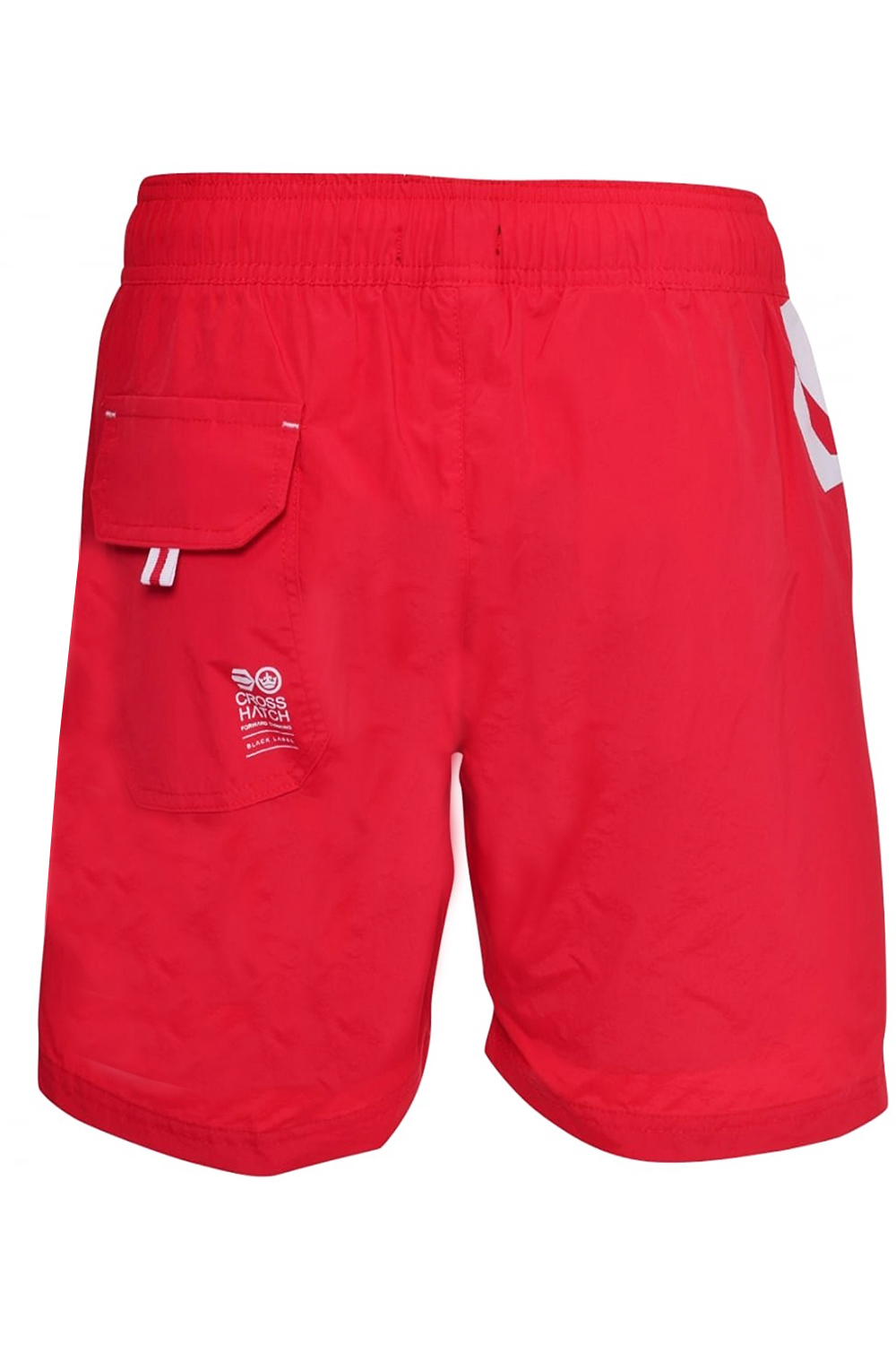 Crosshatch Mens Pacific High Red Swim Shorts Mesh Lined Swimming Trunks ...