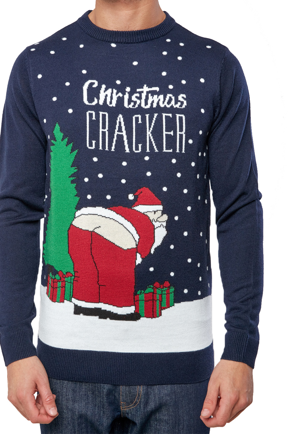 Seasons Greetings Mens Christmas/Xmas Knitted Jumpers