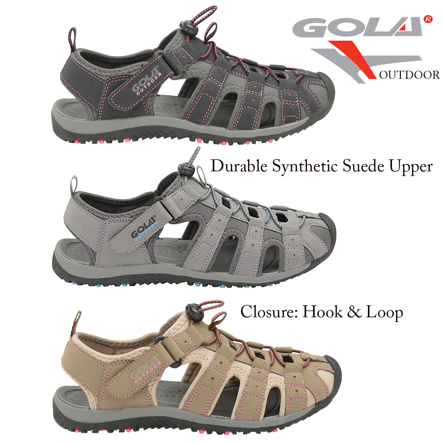 ladies outdoor walking sandals