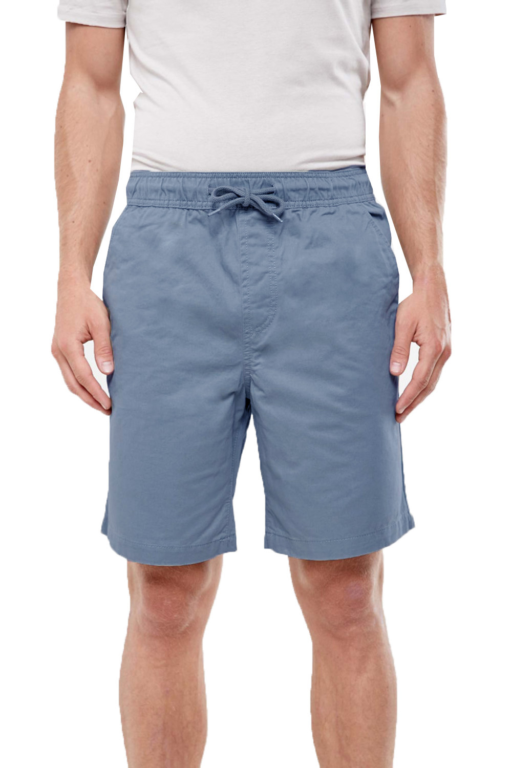 Threadbare Mens Morley Cotton Twill Shorts Drawstring Waist Fastening ...